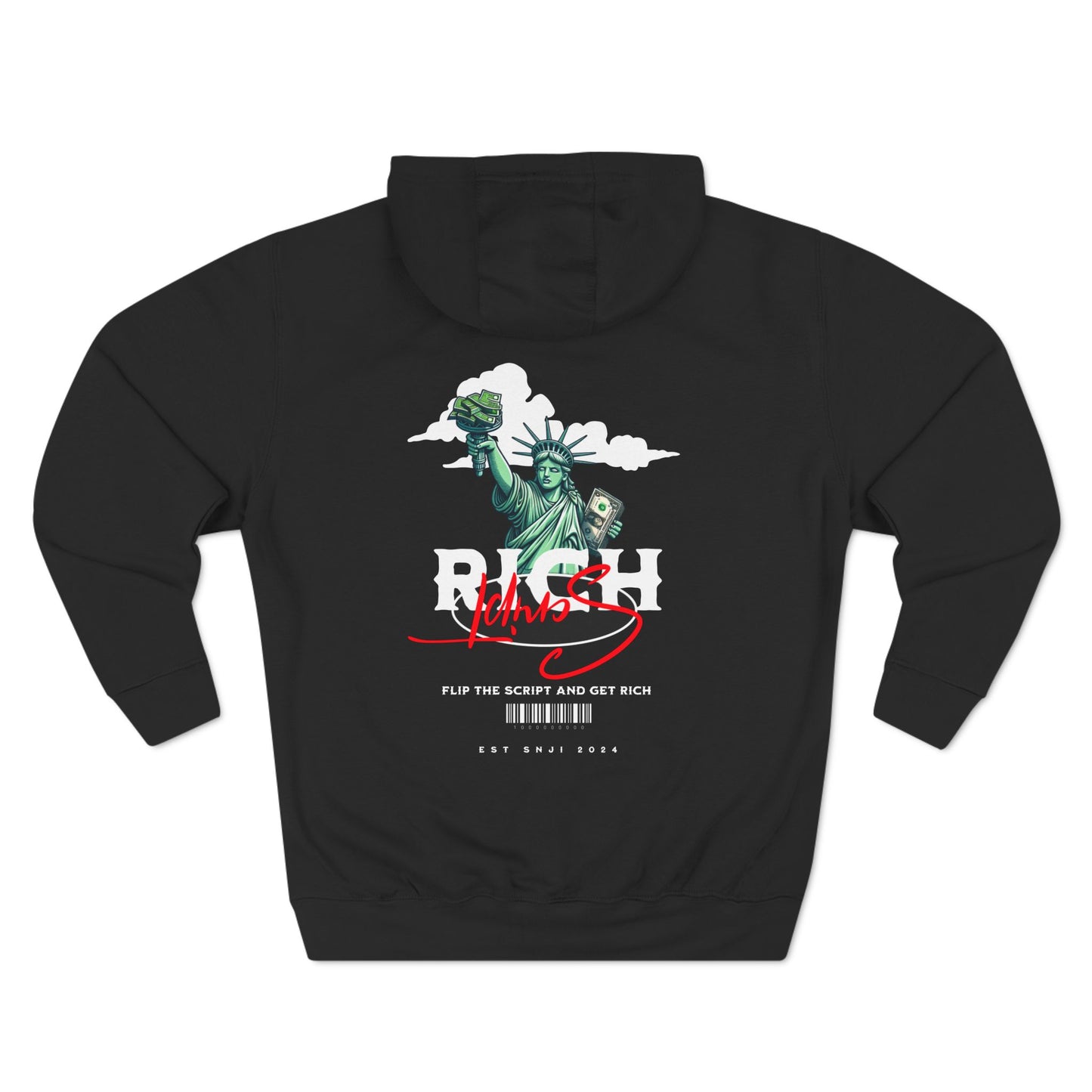 Rich Script Statue Hoodie